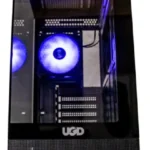 Kućište Fusion 3333 ATX, staklena prednja i bocna strana, ugradjen 1x ARGB kuler, Crno