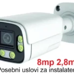GMB kamera 8mp P6SLite 2.8mm-F1.6 Starlight POE IP66 Dual LED 6xIR+6xFull Color MIC (CAM-IP8MP-HAQ60D)