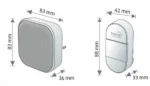 Bežièno kuæno zvono 230V, 140m sa kinetièkim tasterom DBK1401AC - Slika 2