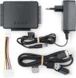 HDADIS110BK USB3.2 za 2.5-3.5 HDD, IDE + SATA Adapter - Slika 5