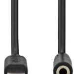 CCGL65960BK10 Adapterski kabl sa USB-C muški na 3,5mm zenskii sa 4-pina, 1m