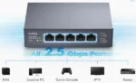 Cudy HS105 svič sa 5 portova, 2,5 Gbps, metalni