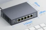 Cudy HS105 svič sa 5 portova, 2,5 Gbps, metalni - Slika 2