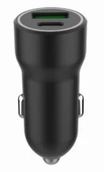 Gembird 2-port USB car fast charger, Type-C PD, 20 W, black (TA-UC-A2PDQC20-CAR-01)