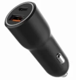Gembird 2-port USB brzi punjač za auto, Type-C PD, 38W, black (TA-UC-AC2PDQC38-CAR-01)