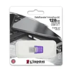 Kingston DataTraveler microDuo 3C USB memorija, 128 GB, USB-A i USB-C - Slika 3