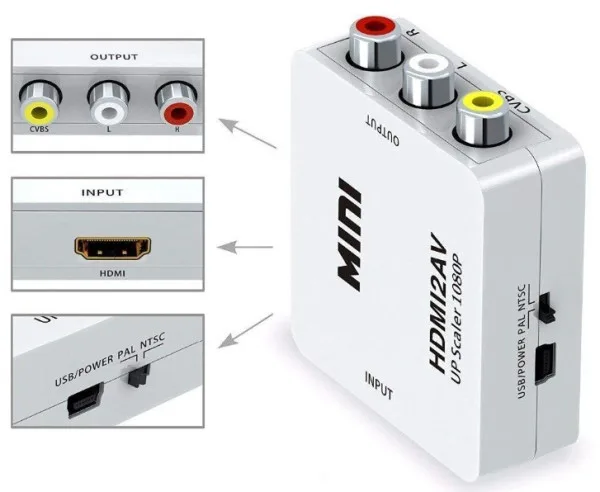 A-HDMI-AV-Mini Gembird input HDMI to AV