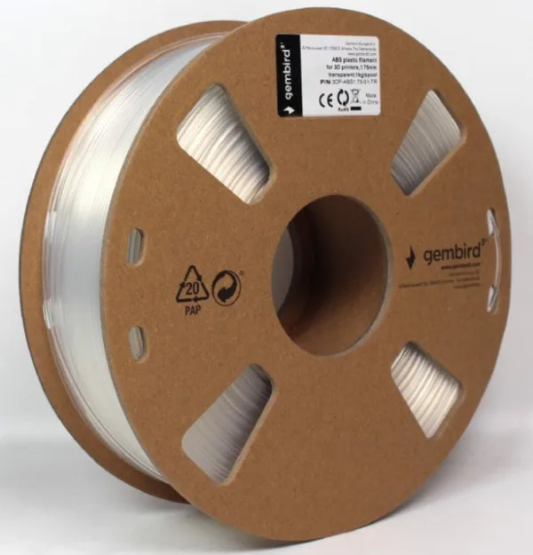 ABS Filament za 3D štampač 1.75mm, kotur1KG Transparent (3DP-ABS1.75-01-TR)
