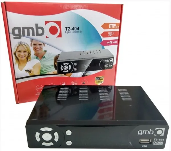 GMB-T2-404 DVB-T2 SET TOP BOX USB/HDMI/Scart/RF-out, PVR, Full HD, H264, hdmi-kabl, RF modulator1262
