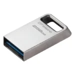 Kingston DataTraveler Micro USB memorija, 256 GB, USB 3.2 Gen 1, srebrna