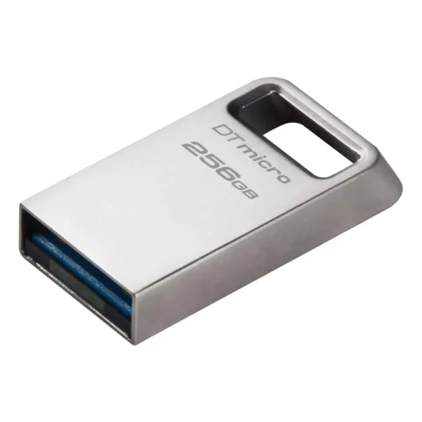 Kingston DataTraveler Micro USB memorija, 256 GB, USB 3.2 Gen 1, srebrna