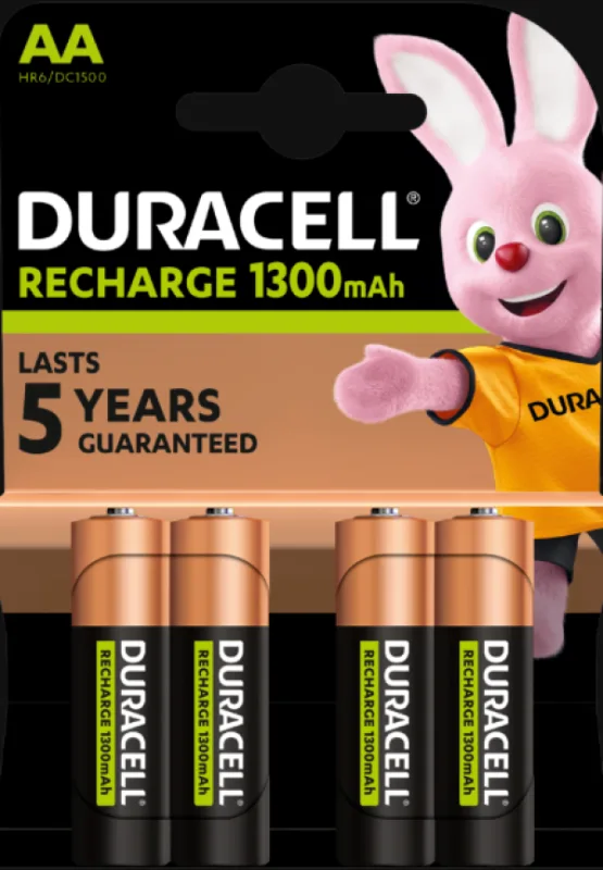 Duracell 1300mAh AA R3 MN2400, punjive NiMH baterije (rechargeable) PAK4 (cena po kom.)