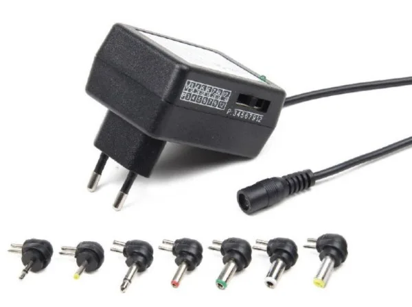 Gembird 24W Univerzalni AC-DC adapter 220V/24W na 3,4.5,5,6,7.5,9,12V 2A max (EG-MC-009)