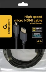 Gembird HDMI male to micro D-male black kabl4.5 m (CC-HDMID-15)