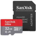 SanDisk Ultra microSD memorijska kartica, 32 GB, sa SD adapterom, SDSQUA4