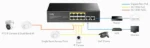 Cudy FS1010PG PoE+ svič, 8 PoE + 2 gigabitna uplink - Slika 4