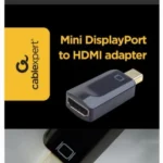 Gembird Mini DisplayPort v.1.2 to HDMI adapter, BLACK (A-mDPM-HDMIF-01)