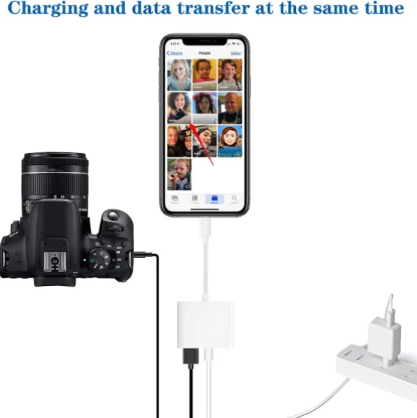 Lighting Èitaè kartica 3u1, 2*USB + 1*USB C