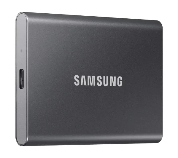 Samsung T7 1 TB eksterni SSD USB-C – MU-PC1T0T, sivi