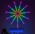 RGB LED vatromet, 10x0.5m+1x1.5m, 156 LED, DC LVT-50/156 - Slika 4