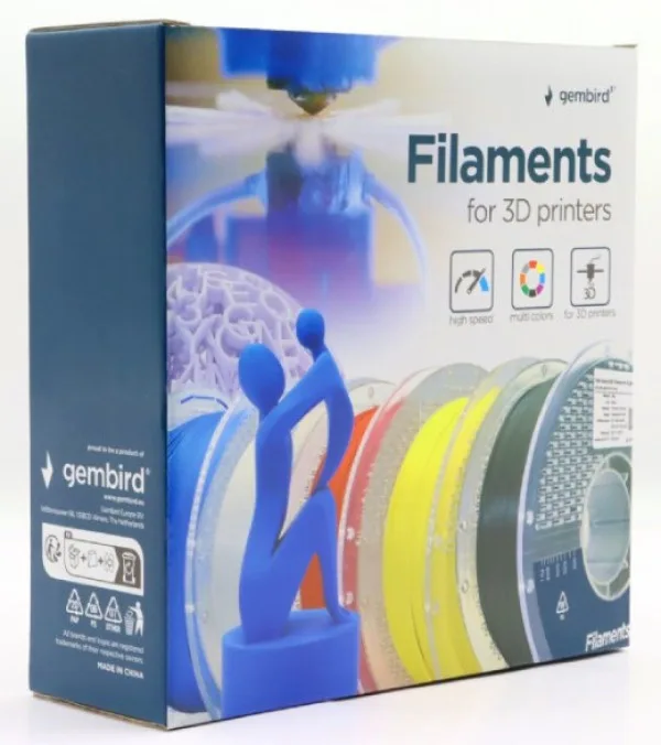 PETG filament velike brzine za 3D štampač 1.75mm, kotur 1KG YELLOW (3DP-PETG1.75HY-01-Y)