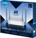 Cudy WR3000H AX3000 Wi-Fi 6 mesh ruter, 2,5G - Slika 4