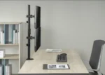 MA-D2-02 Gembird Podesivi vertikalni stoni drzac za dva monitora, tilt, 17-32 max.2x9kg - Slika 6