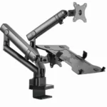 Gembird Podesivi stoni držač za monitor tilt, 17-32 max.2x8kg +nosač za laptop,full-motion (MA-DA3-02)