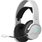 WHITE A4Tech Bloody gejmerske slušalice sa mikrofonom, BTv5.3+2,4Ghz+kabl, 50mm/16ohm, RGB (A4-GR370)
