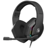 BLACK A4Tech Bloody gejmerske slušalice sa mikrofonom, 50mm/16ohm, USB za RGB, 3,5mm (A4-G260P)