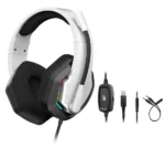 WHITE A4Tech Bloody gejmerske slušalice sa mikrofonom, 50mm/16ohm, USB za RGB, 3,5mm (A4-G260P) - Slika 7