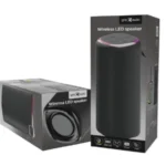 Gembird Portable Bluetooth LED speaker, 10W, BT, FM, USB, Handsfree, Black (SPK-BT-LED-08L)