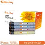 Zamenski toner BetterDay TN512, TN514, TN324 Y MPS za Konica Yallow 26k