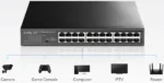 Cudy FS1024 svič sa 24 porta, 10/100 Mbps