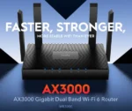 Cudy WR3000 AX3000 Mesh WIFI6 Dual Band 2.4+5Ghz Wi-Fi Ruter 1W/4LAN Gbit,4x5dBi, Wisp/AP/REP - Slika 7