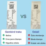Termo rolna 79x50mm, 5KOM, (30m, 53gsm BPA FREE) (POS-TROL79-50mm) - Slika 5