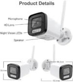 GMB kamera 5 mpx microSD iCSee xmeye app Two-way voice Bullit ip66 2.8-12mm (CAM-IP5MP-B6-5X) - Slika 4