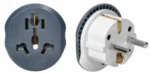 SMART-D1849 Gembird Travel adapter 168 Svetski (UK, SAD, AUS) na Evropski 13A - Slika 2
