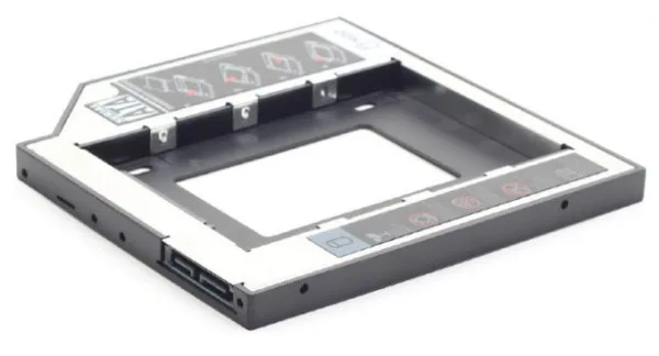 MF-95-02 Gembird Fioka za montazu 2.5 SSD/SATA HDD(do12.7mm) u 5.25 leziste u Laptop umesto optike