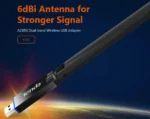 Tenda U10 Wireless AC650 Dual Band, antena 6dBi, 200mbps-2,4GHz, 433mbps-5GHz, USB Adapter Black - Slika 6