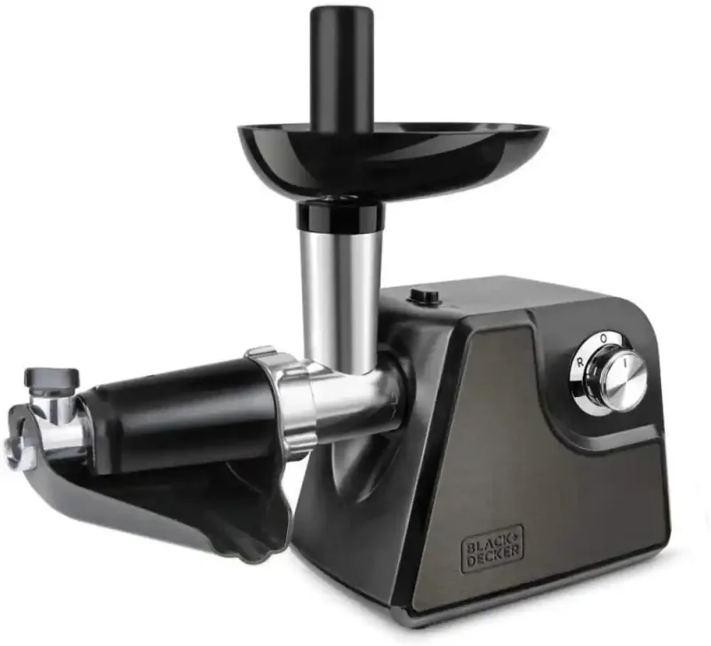 66678 Mašina za mlevenje mesa i paradajza Black+Decker BXMMA1000E, 1000 W, crna