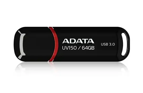 ADATA UV150 USB memorija, 64 GB, USB 3.0, crna