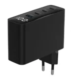 Gembird 4-port 100W GaN USB fast charger, LCD, black (TA-UC-PDQC100LCD-01-BK)