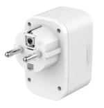 Gembird 20W 2-port USB brzi punjač sa pass-through AC socket-om, white (TA-ACPDQC20-01-W) - Slika 4
