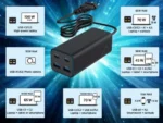 TA-UC-2A2C-PD100-01-BK Gembird 4-port 100W GaN USB PowerDelivery brzi punjacr, black - Slika 9