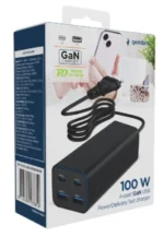 TA-UC-2A2C-PD100-01-BK Gembird 4-port 100W GaN USB PowerDelivery brzi punjacr, black - Slika 2