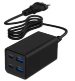 TA-UC-2A2C-PD65-01-BK Gembird 4-port 65W GaN USB PowerDelivery brzi punjac, black - Slika 8