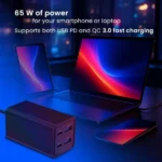 TA-UC-2A2C-PD65-01-BK Gembird 4-port 65W GaN USB PowerDelivery brzi punjac, black - Slika 7