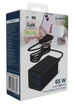 TA-UC-2A2C-PD65-01-BK Gembird 4-port 65W GaN USB PowerDelivery brzi punjac, black - Slika 6