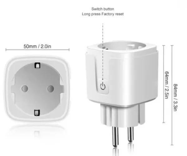 GMB Power Energy merac potrosnje struje gateway SmartLife, Tuya wifi smart 16A (SMART-MON16A)